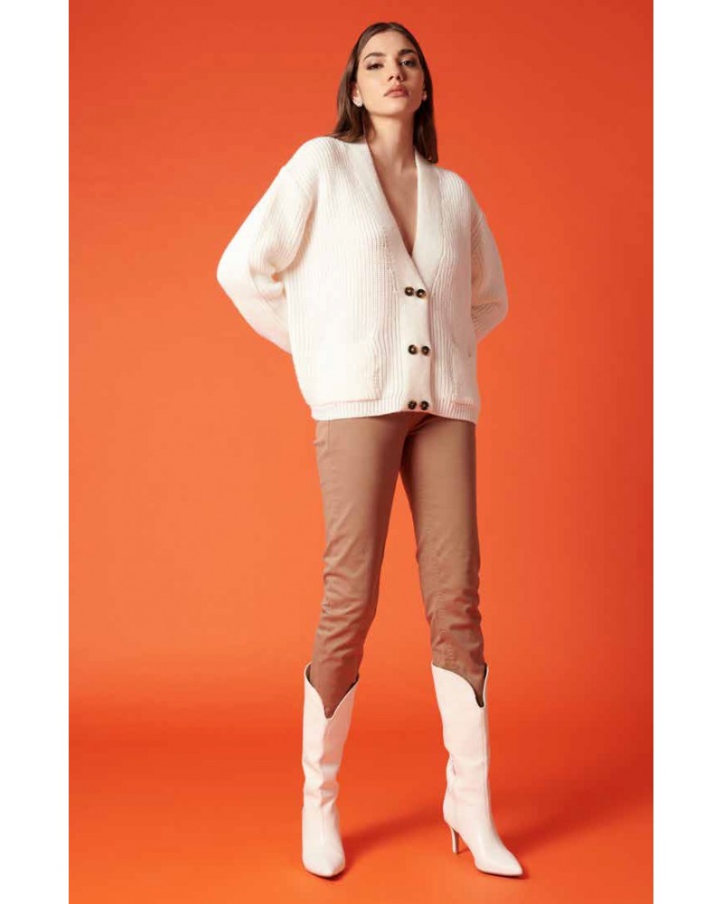Cardigan panna
