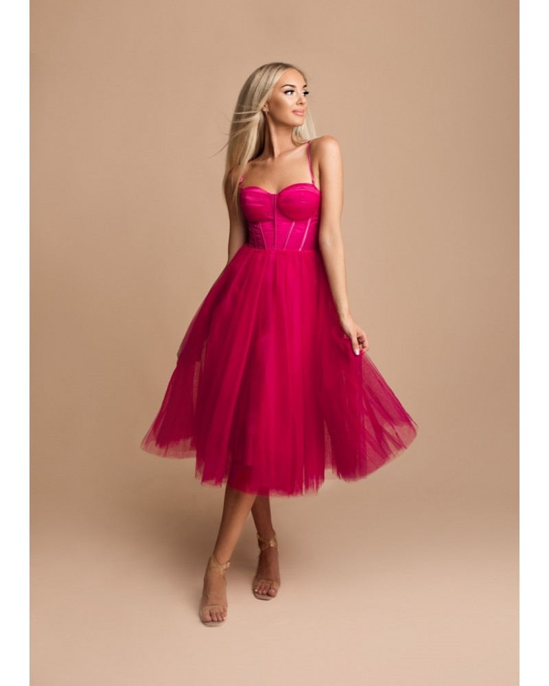 Abito midi tulle