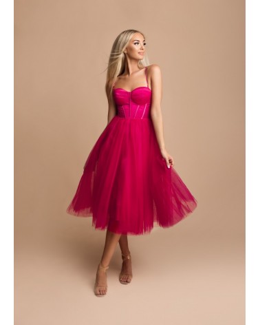 Abito midi tulle