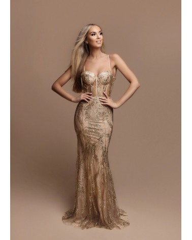 Abito sirena di paillettes